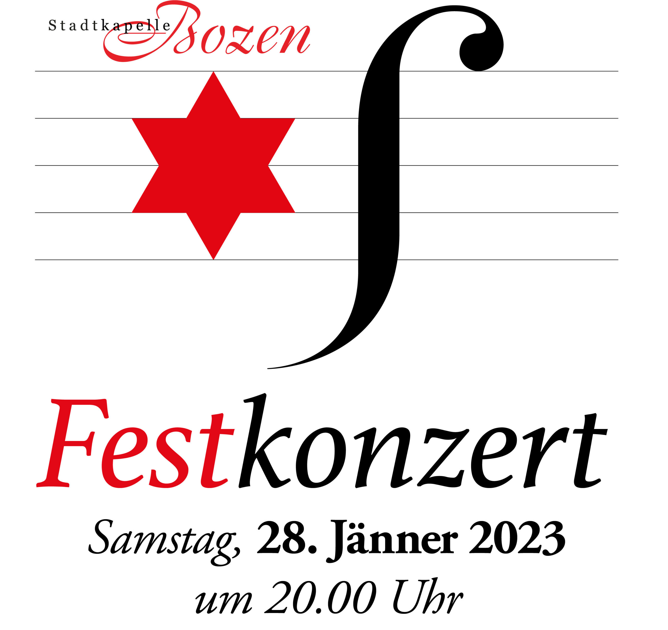 Festkonzert 2023 – Belgian Brass Meets Stadtkapelle Bozen – Samstag, 28.01.2023